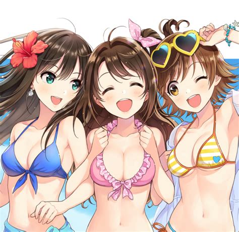 Cute Anime Girls In Bikinis