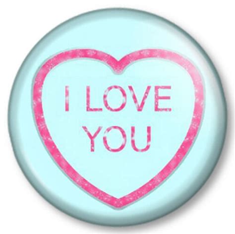 i love you heart sweet 25mm 1 pin button badge cute valentine novelty kitsch ebay