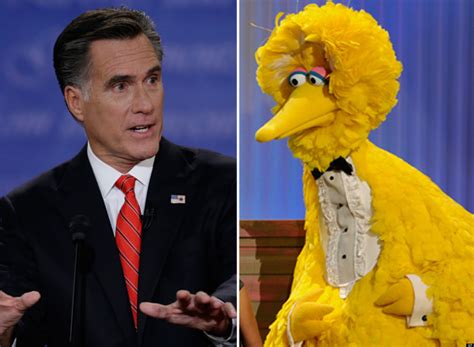8 year old big bird fan to mitt romney you find something else to cut off huffpost