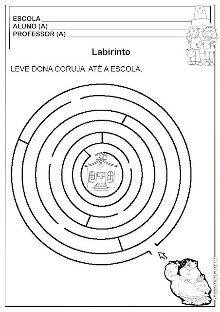 Labirinto Volta às Aulas