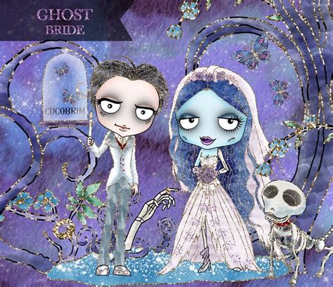 Ghost Bride Clip Art Wedding Couple Clipart Bride And Etsy In 2021