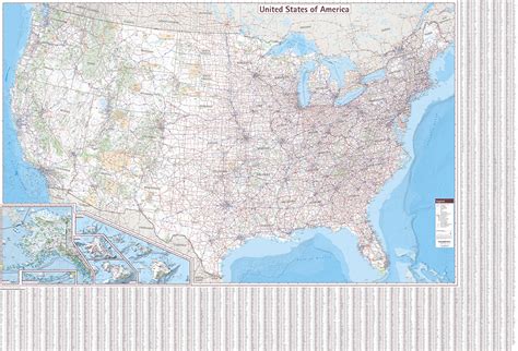 These represent the 13 original colonies. United States Wall Map