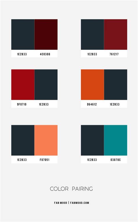 Dark Blue And Dark Red Hue Color Combos Color Combos Hue Color