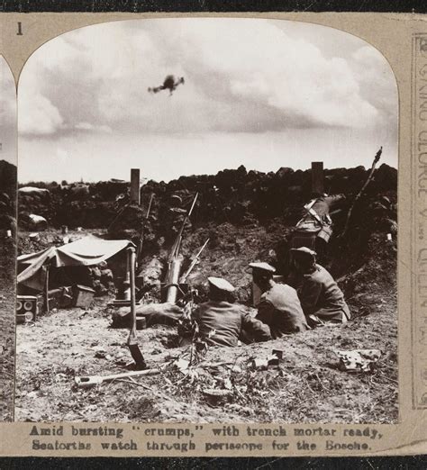 Amid Bursting Crumps With Trench Mortar Ready Seaforths Watch