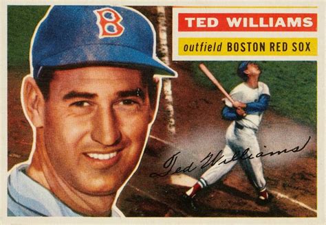 Ted williams baseball card set. 1956 Topps Ted Williams #5g Baseball Card Value Price Guide
