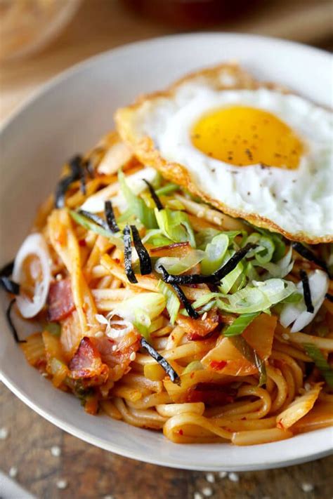 Kimchi Udon Stir Fry Pickled Plum Easy Asian Recipes Recipe In
