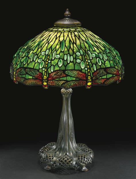 Antique Art Nouveau Stained Glass Lamps Antique Poster