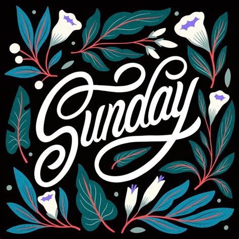 Happy Sunday On Inspirationde Hand Lettering Inspiration Typography