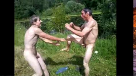 Guys Naked Together Kung Fu Fighting