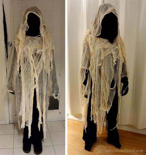 Easy And Creepy Ghost Costume Diy Creepy Halloween Costumes Ghost