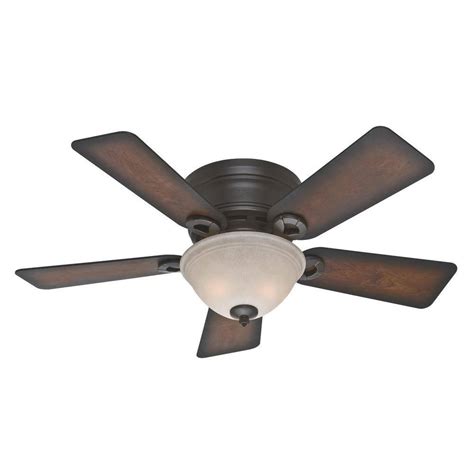 Hunter Low Profile Iv 42 In Indoor Antique Pewter Ceiling Fan 51060