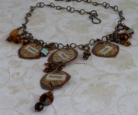 Handcrafted Bottle Cap Necklace Mixed Kreations