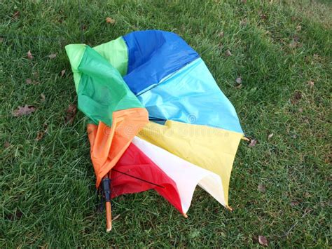 Broken Umbrella After Storms And Floods Stock Photo Image Of Bosna