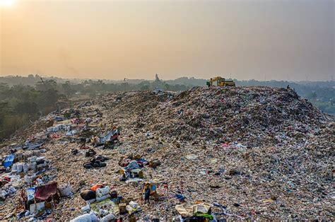 Birds Eye View Of Landfill During Dawn · Free Stock Photo