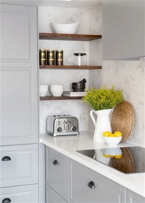 Kitchen cabinet corner shelf in stock are apt for wall mounting, standing, or trolley types. 87 Best images about Kitchen: open shelves/corner cabinet ...