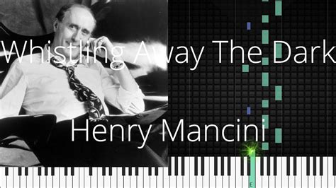 🎹 Whistling Away The Dark, Henry Mancini, Synthesia Piano Tutorial