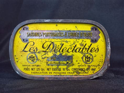Mouth Full Of Sardines Vintage 32 Year Old Tin