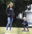 Pippa Middleton puts on a casual display with son Arthur | Daily Mail ...