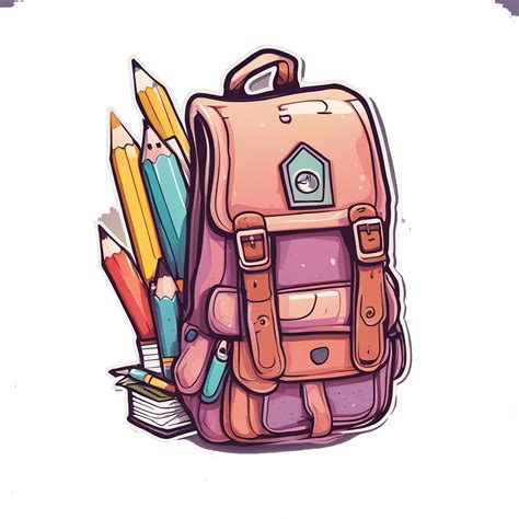 Free school supplies and stationery. Back to school, Ai Generative