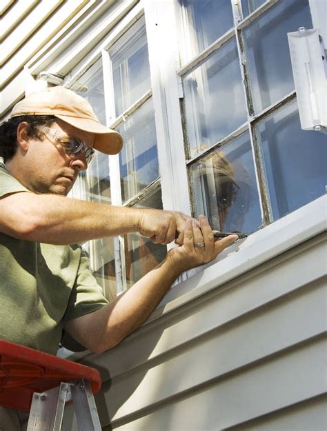 Window Repair Stock Image Image Of Renovation Saftey 9398513