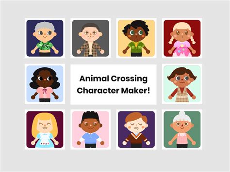 Animal Crossing Character Maker Free Figma Resource Figma Elements