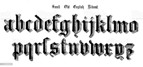 Old English Alphabet Old English Calligraphy Fonts Letter