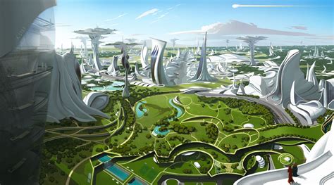 Artstation Alien City Andrei Stef Fantasy Concept Art Fantasy