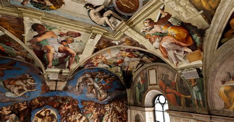 The sistine chapel ceiling paintings by michelangelo were commissioned by pope julius ii in 1508. Explore the Sistine Chapel, exclusively at SIGGRAPH 2019 ...
