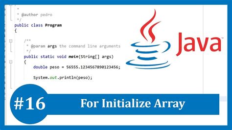 Java Tutorial For Initialize And Iterate Array Youtube