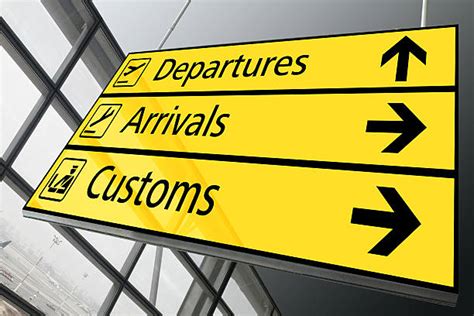 Airport Customs Sign Stock Photos Pictures And Royalty Free Images Istock