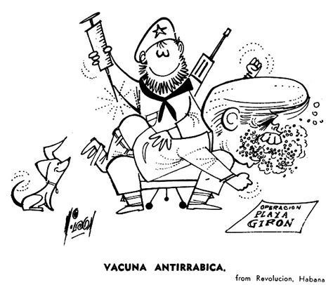Cartoons Of President John Kennedy In The Cuban Press