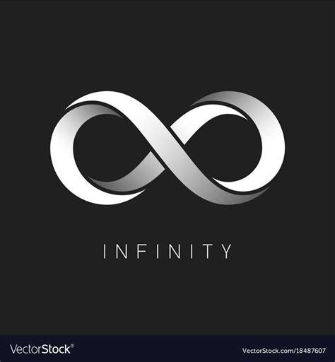 Infinity Symbol Limitless Sign Vector Logo Design Template Download A