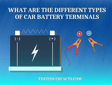What Are The Different Types Of Car Battery Terminals The Power Facts