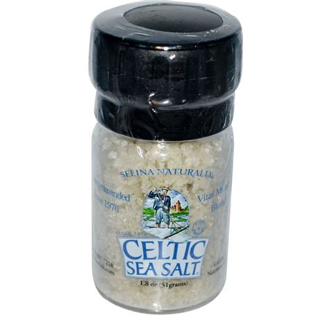 Celtic Sea Salt Mini Salt Grinder With Light Grey Celtic 18 Ozpack