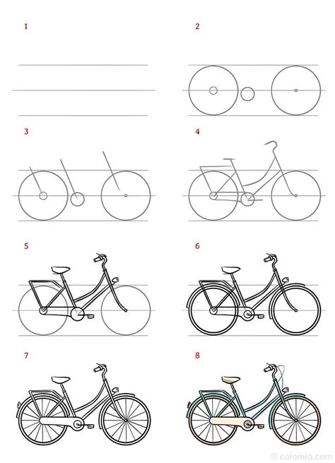 Bike Drawing How To Draw An Bike Step By Step