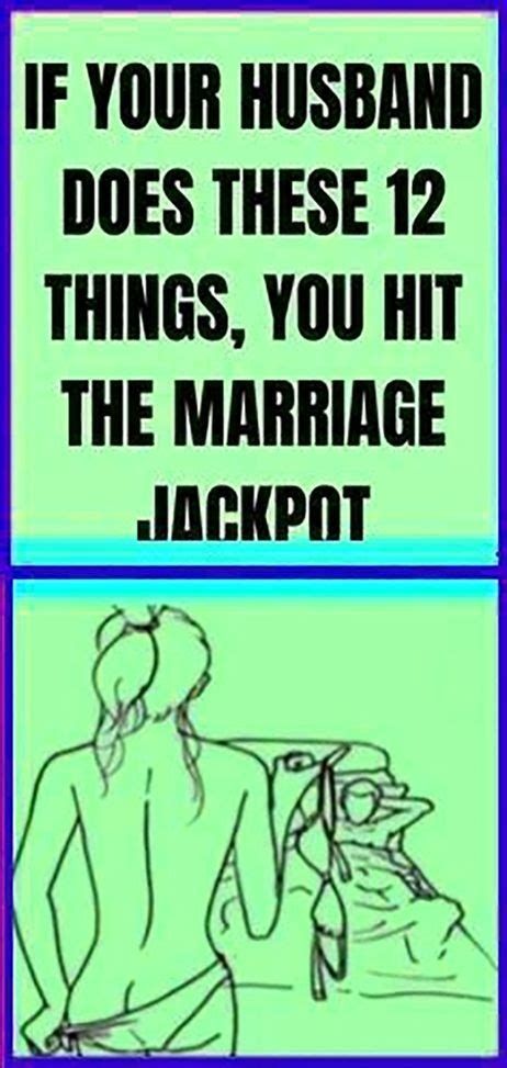 If Your Husband Does These 12 Things You Hit The Marriage Jackpot Health And Tips