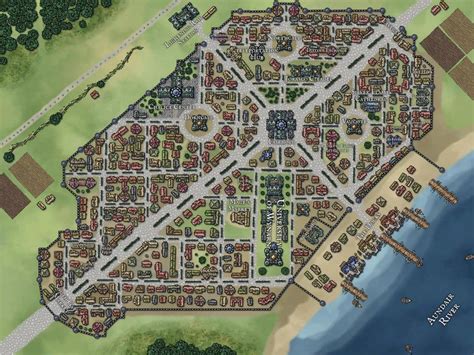 Fantasy City Map Discord Chat Savage Worlds Fairhaven Fair Games