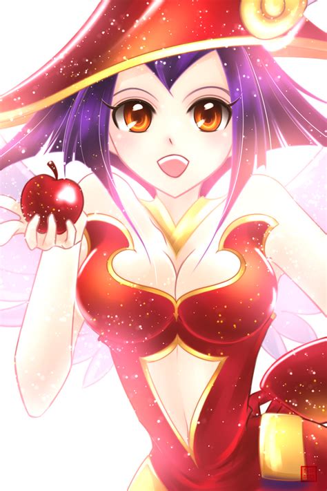 Apple Magician Girl By Flamemirenchers On Deviantart