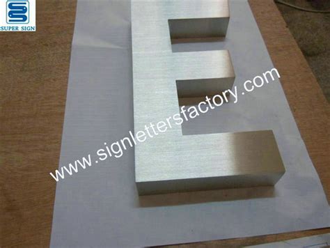 316 Brushed Stainless Steel Letter316 Stainless Steel Letter