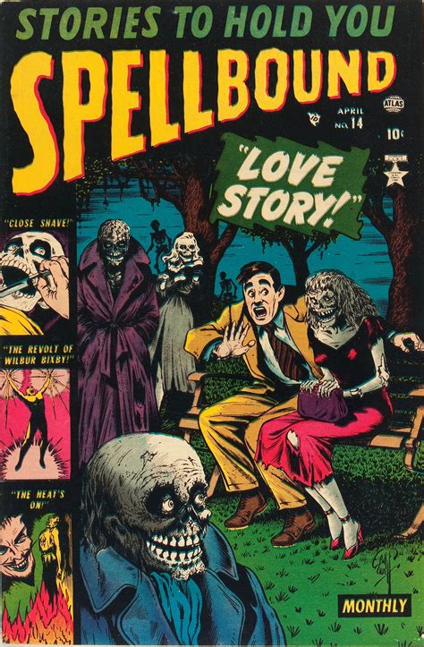 Spellbound 14 Romantic Evening With Zombies Cover Creepy Comics Sci