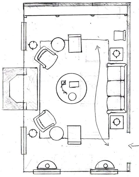One Living Room Layout Seven Different Ways Livingroom Layout