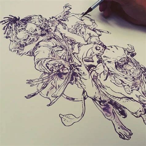 Kim Jung Gi Us On Instagram Kimjunggi Doing Live Drawing At