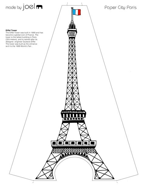 Plantillas De La Torre Eiffel Ideas Y Material Gratis Para Fiestas Y