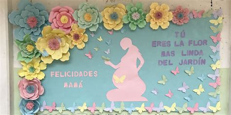 Mampara Del Día De Las Madres Spring Bulletin Boards School Bulletin