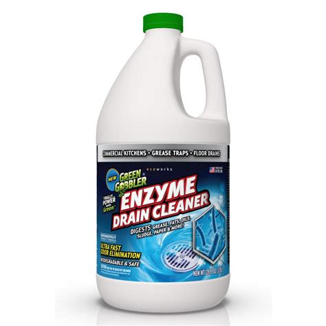 Green Gobbler 1 Gal Enzyme Drain Cleaner Ggedc128 The Home Depot