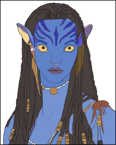 How To Draw Neytiri From Avatar 2 The Way Of Water