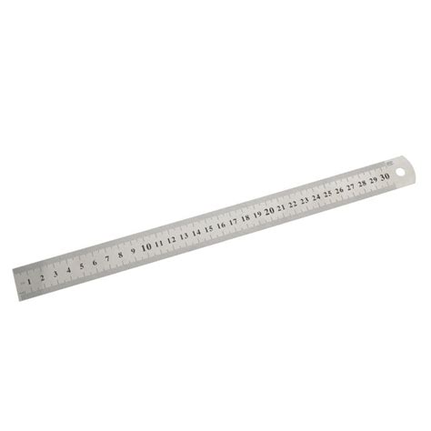 1 Pc Stainless Steel Metal Ruler Metric Rule Precision Double Sided