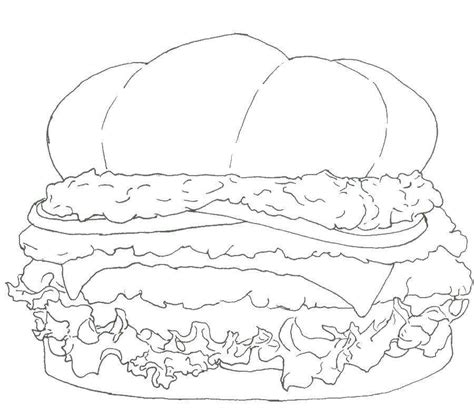 Dibujos De Hamburguesa Para Colorear E Imprimir Dibujos Colorear Com