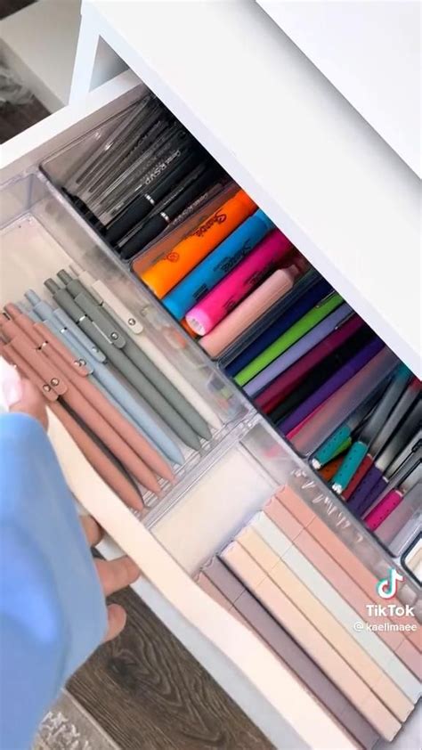 Woman Reveals How She Transformed A Cupboard Into A Stationery Nook