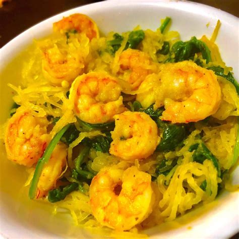 **the photos in this article are by sarina petrocelly. Sauteed Shrimp with Spinach and Spaghetti Squash | Shrimp ...